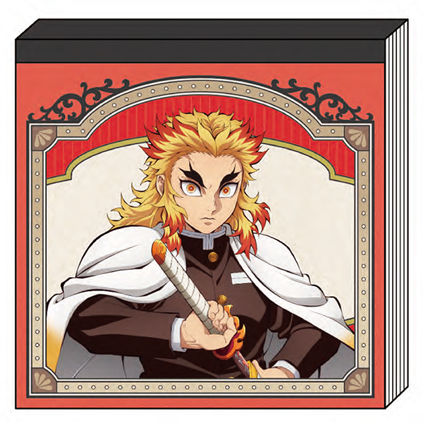 スクエアメモ 鬼滅の刃 煉獄杏寿郎[サンスター文具]《在庫切れ》