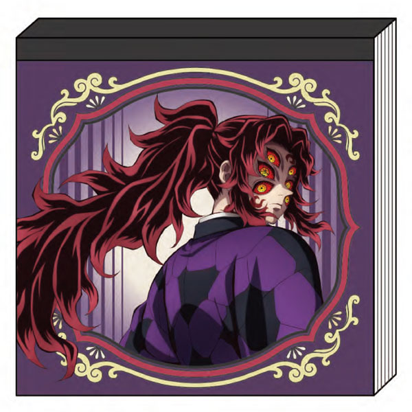 スクエアメモ 鬼滅の刃 黒死牟[サンスター文具]《在庫切れ》