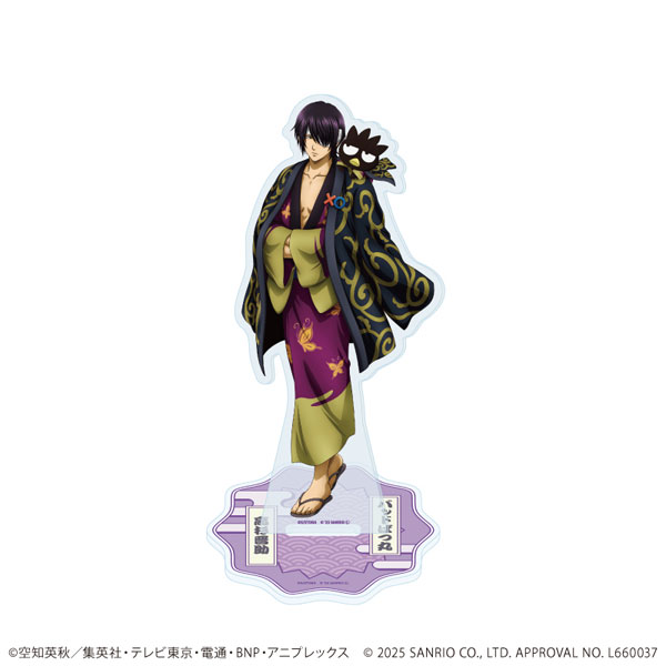 アクリルスタンド「銀魂×サンリオキャラクターズ」 07/高杉晋助×バッドばつ丸(コラボイラスト)[A3]《１０月予約》