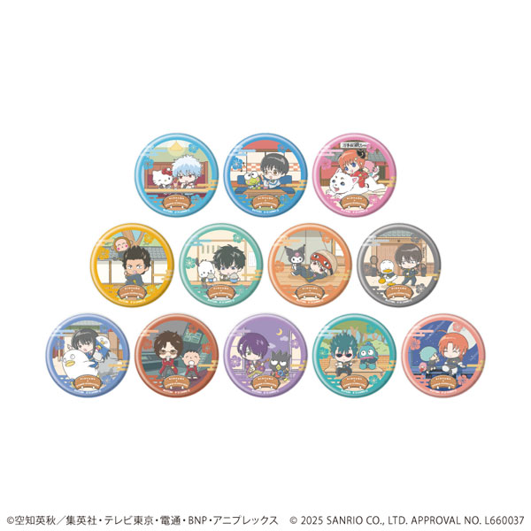 缶バッジ「銀魂×サンリオキャラクターズ」 02/コラボイラスト 12個入り 缶バッジ「銀魂×サンリオキャラクターズ」 02/コラボイラスト 12個入り