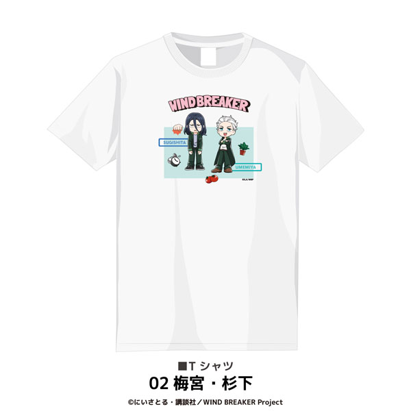 TVアニメ『WIND BREAKER』 Tシャツ S 02.梅宮・杉下[MAW]《10