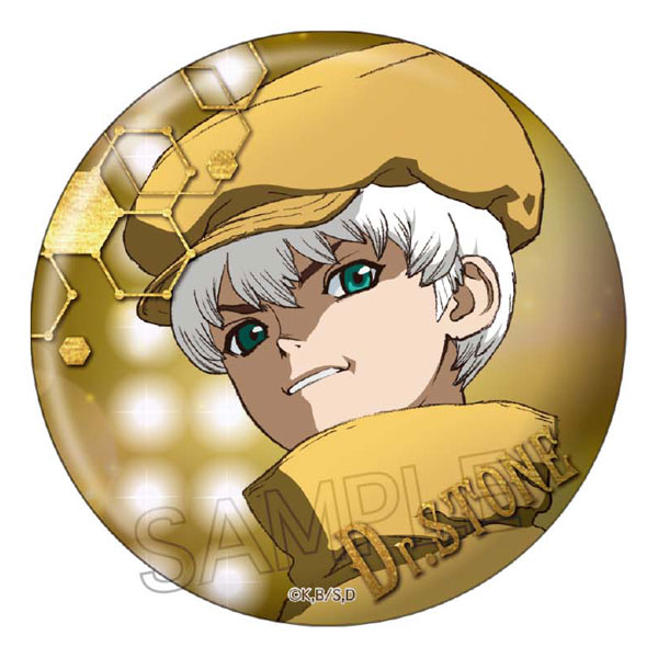 Dr.STONE 箔押し缶バッジ 西園寺羽京[ツインクル]《10月予約》