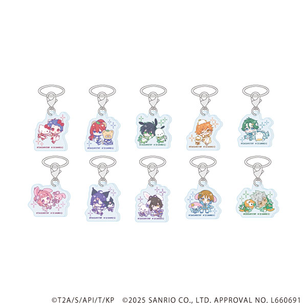 めじるしチャーム「KING OF PRISM-Your Endless Call-×サンリオキャラクターズ」01/コラボイラスト 10個入りBOX[A3]《在庫切れ》