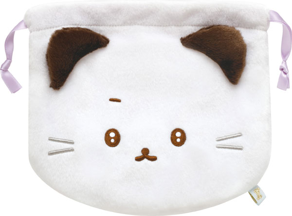 CA76102 いしよわちゃん 『後輩ちゃん登場』 ぬいぐるみ巾着 いしつよちゃん[サンエックス]《発売済・在庫品》