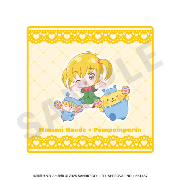 ちゃおヒロインズ×サンリオキャラクターズ ミニタオル 南楓×ポムポムプリン[coly]《０９月予約》