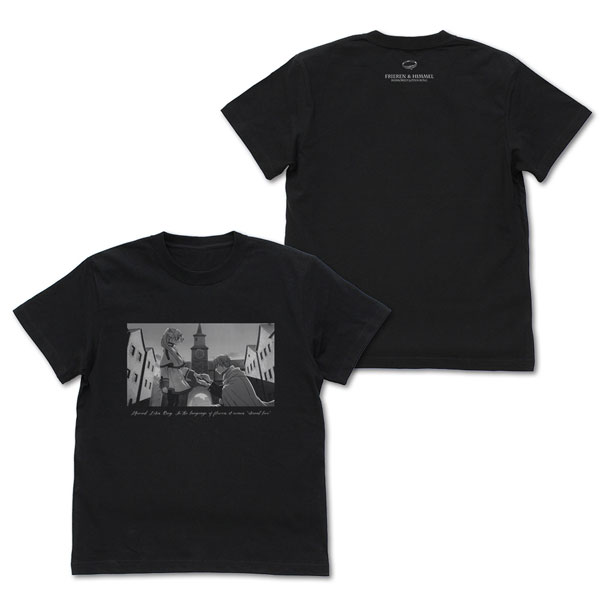 葬送のフリーレン フリーレン＆ヒンメル「鏡蓮華の指輪」Tシャツ/BLACK-M[コスパ]《発売済・在庫品》