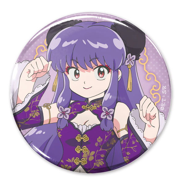 らんま1/2 描き下ろし シャンプー 65mm缶バッジ チャイナ×アイドルVer