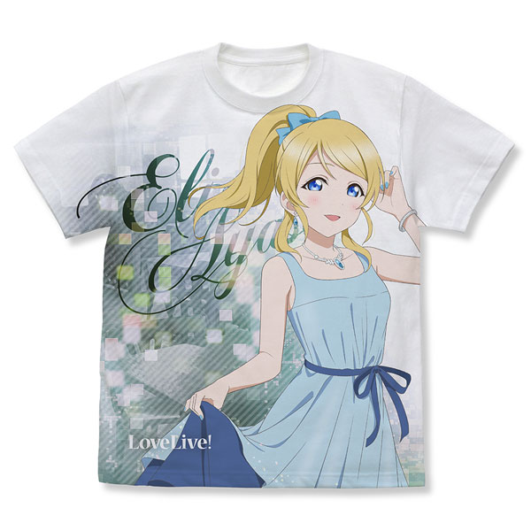 絵里 ラブライブ！ 描き下ろし 絢瀬絵里 フルグラフィックTシャツ
