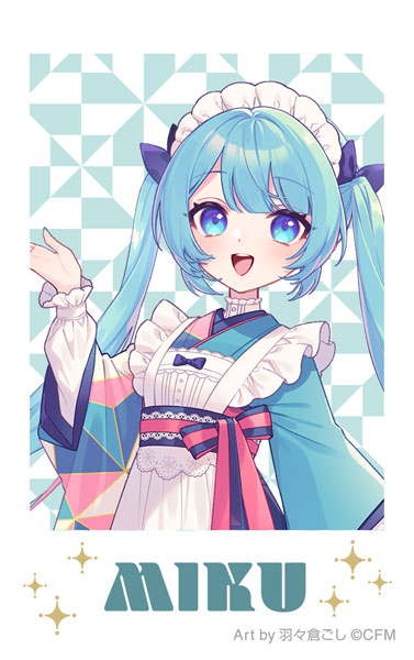 初音ミクシリーズ チェキプリント 初音ミク 和風喫茶 Art by 羽々倉ごし[ムービック]《１１月予約》