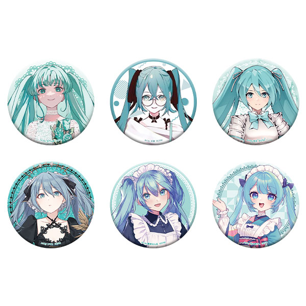 初音ミクシリーズ オーロラ缶バッジセット[ムービック]《１１月予約》