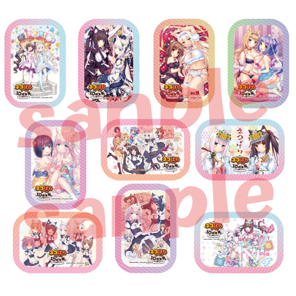 ネコぱら　缶バッジ　ミニキャラ　8個セット ネコぱら 缶バッジ ミニキャラ 8個セット badgebox_nekopara01_1