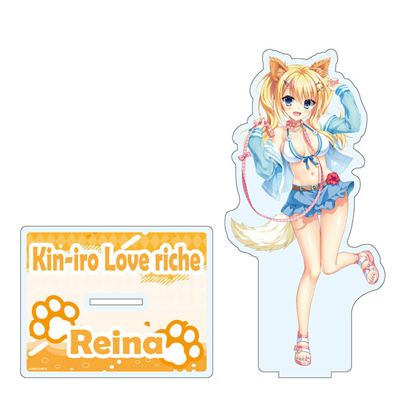 金色ラブリッチェ 描き下ろし おっきいアクリルスタンド 妃玲奈 わんこ 