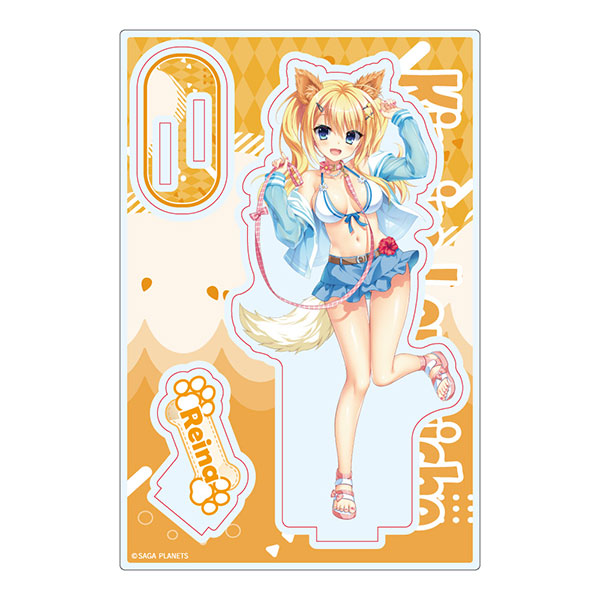 金色ラブリッチェ 描き下ろし アクリルスタンド 妃玲奈 わんこ