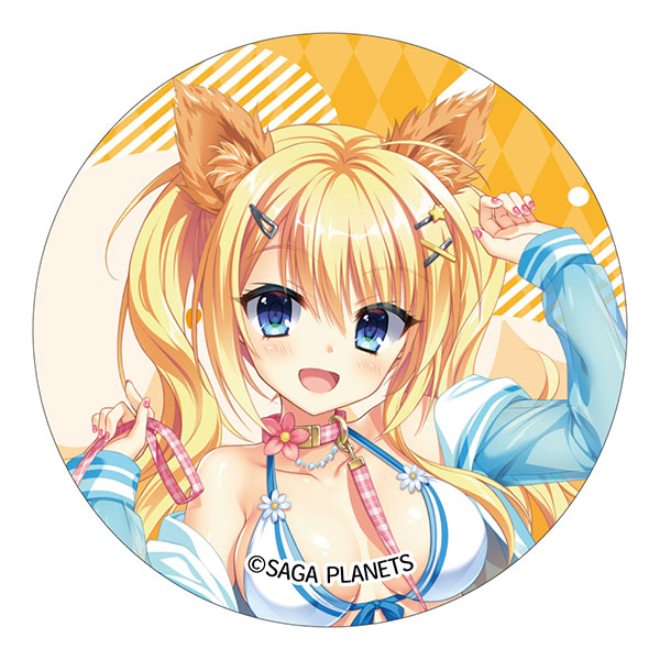 金色ラブリッチェ 描き下ろし 缶バッジ 妃玲奈 わんこver.[みどびよ