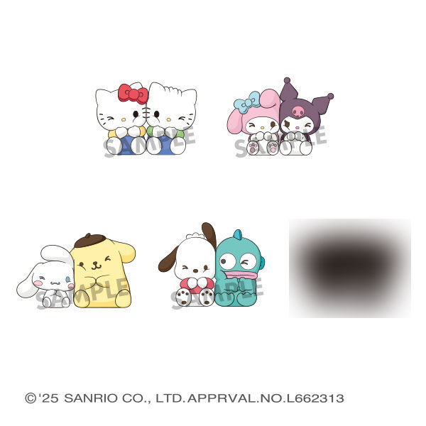 ぴたきゅーと サンリオキャラクターズ 4個入りBOX[メガハウス]《０１月予約》