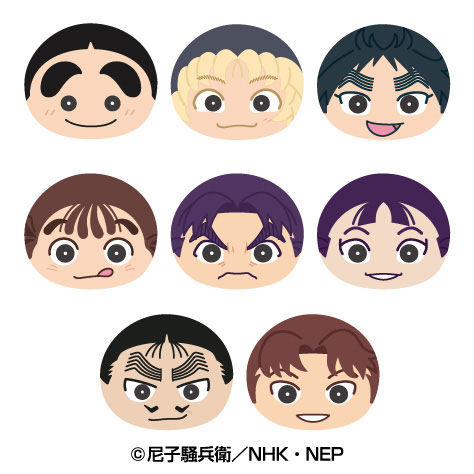 忍たま乱太郎 おまんじゅうにぎにぎマスコット陸 8個入りBOX[エンスカイ]《１２月予約》