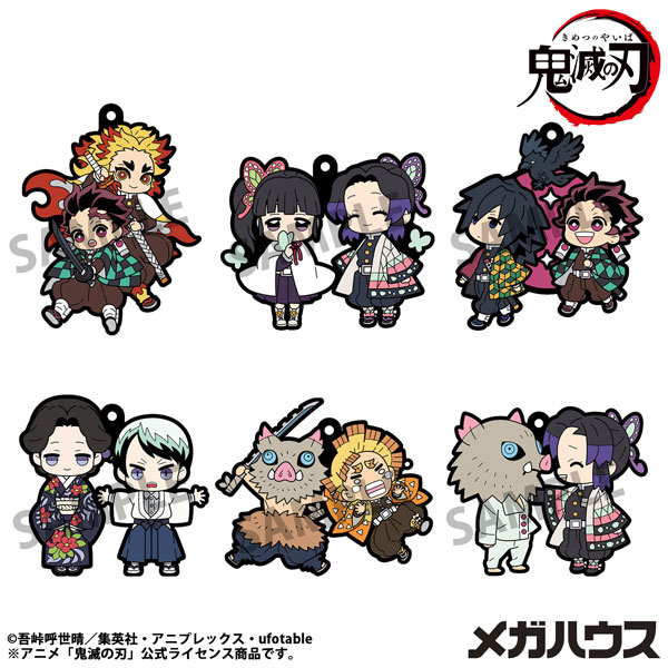 ラバーマスコット バディコレ 鬼滅の刃 Vol.4　6個入りBOX（再販）[メガハウス]《０２月予約》