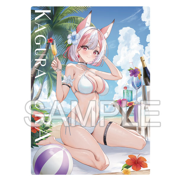 神楽ゆら A3クリアポスター 2025夏 Ver.[つくり]《発売済・在庫品》