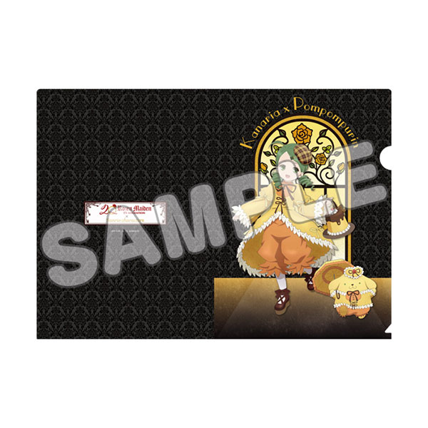 ローゼンメイデン×サンリオキャラクターズ クリアファイル 金糸雀×ポムポムプリン[TBSグロウディア]《発売済・在庫品》