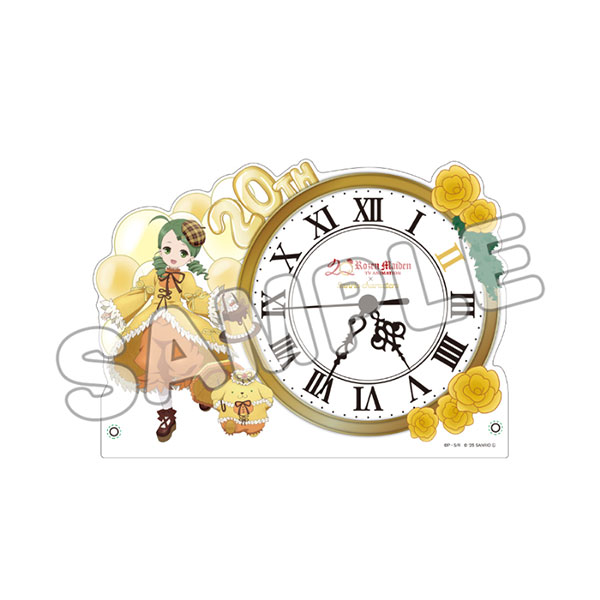 ローゼンメイデン×サンリオキャラクターズ アクリルクロック 金糸雀×ポムポムプリン[TBSグロウディア]《発売済・在庫品》