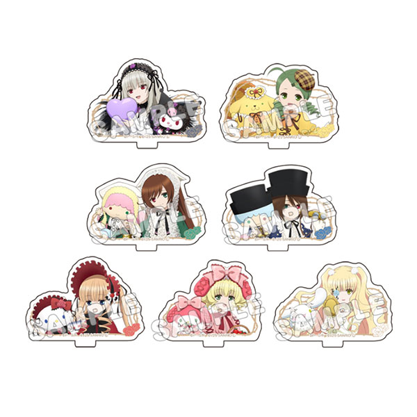 ローゼンメイデン×サンリオキャラクターズ トレーディングカプセルスタンド 7個入りBOX