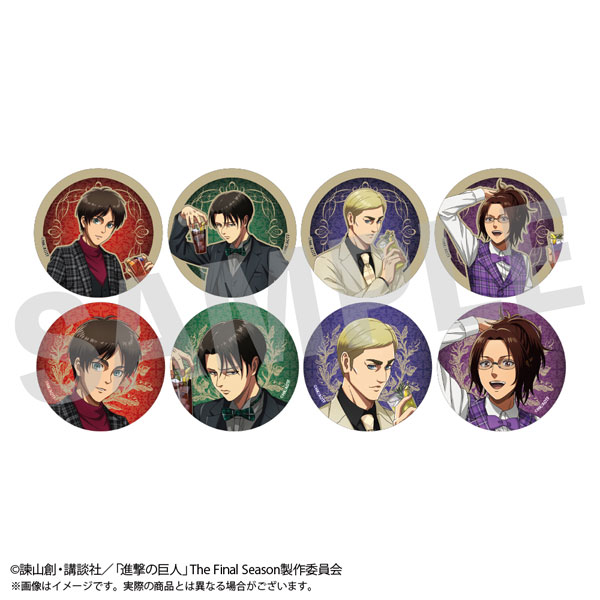 進撃の巨人 缶バッジ 8個セット 進撃の巨人 トレーディング缶バッジ 8個入りBOX[DMM.com]《12月予約》