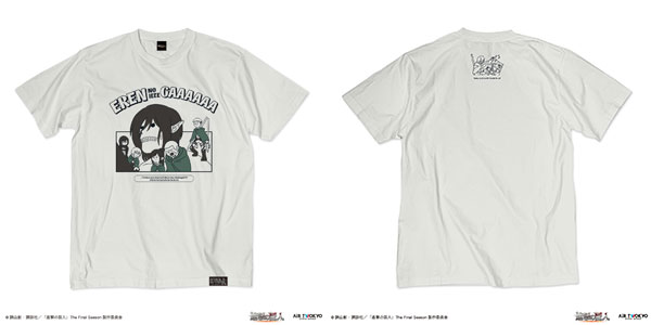 TVアニメ『進撃の巨人』 シーンイラストTシャツ 5(エレンの家ぇぇがぁぁぁぁ) オートミール XL[AIR TWOKYO]《発売済・在庫品》