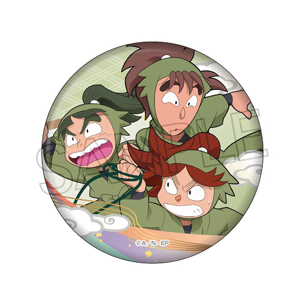 忍たま乱太郎 缶バッジ -いろはの段- 富松作兵衛＆神崎左門＆次屋