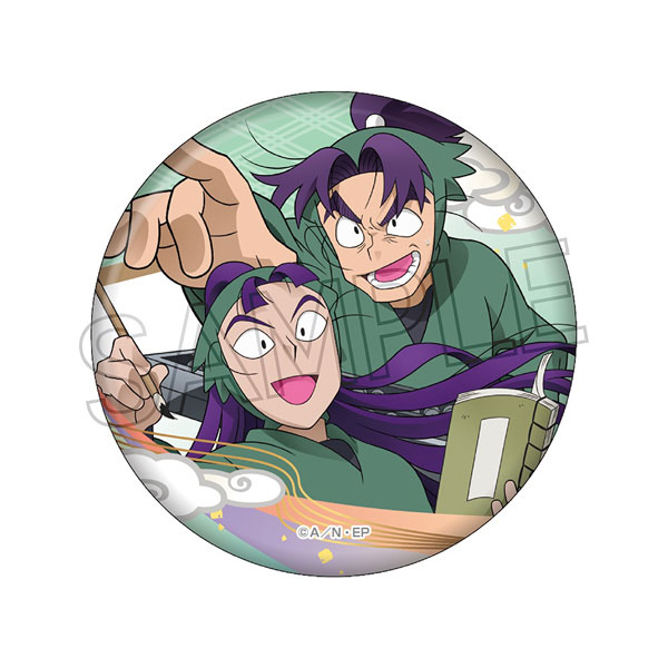 忍たま乱太郎 缶バッジ -いろはの段- 潮江文次郎＆立花仙蔵