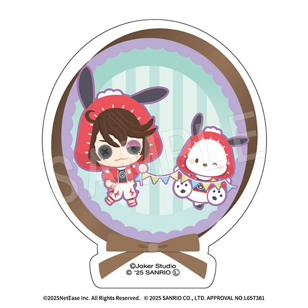 第五人格 サンリオキャラクターズ展 囚人 ポチャッコ ハート缶バッジ