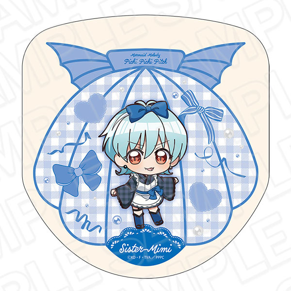 マーメイドメロディー ぴちぴちピッチ ダイカットミニタオル ミミ 和装メイド デフォルメ ver.[コンテンツシード]《発売済・在庫品》