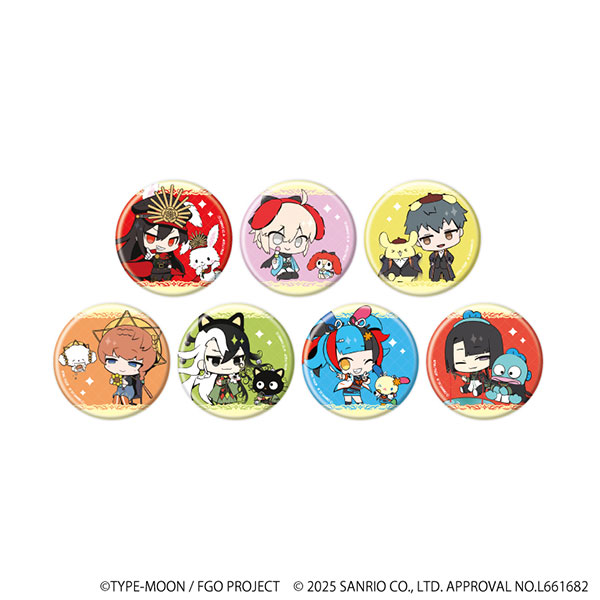 FGO アルジュナ サンリオ 缶バッジ 缶バッジ「Fate/Grand Order×サンリオキャラクターズ」02