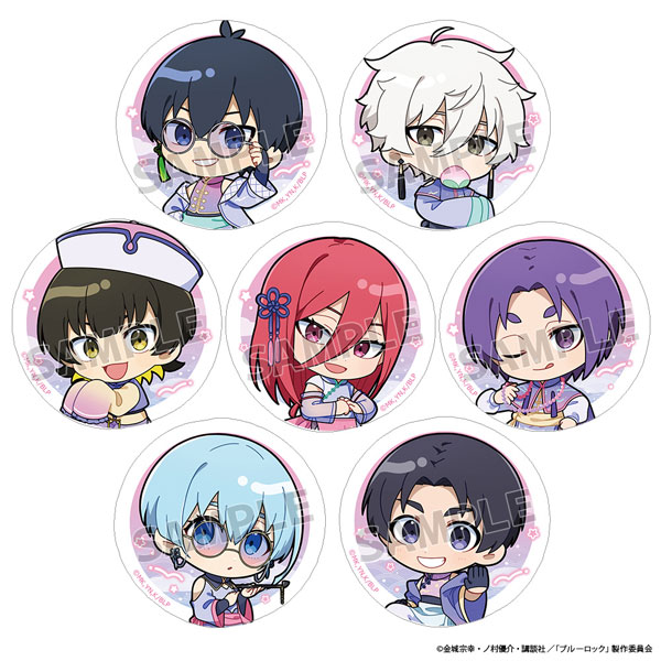 ブルーロック トレーディング缶バッジBOX(ゆめいろチャイナ/ver.A) 7個