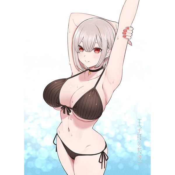 王子様の友達 B2タペストリー(藍田美明/水着)Wスエード[カーテン魂