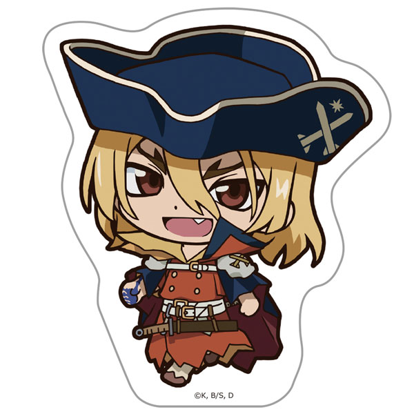 Dr.STONE ついてっくダイカットステッカー 七海龍水[アズメーカー]《発売済・在庫品》