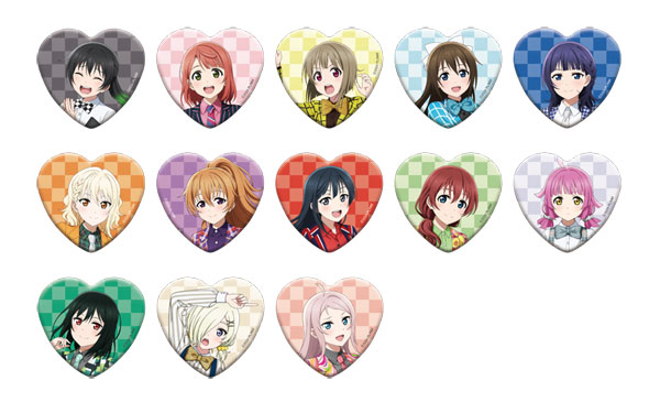 ラブライブ！虹ヶ咲学園スクールアイドル同好会 ハート形キャラバッジコレクション ニジガク演芸場ver. 13個入りBOX