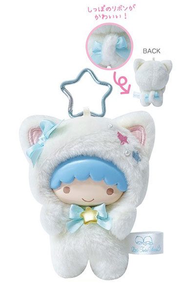 リトルツインスターズ きぐるみマスコットキーホルダー キキ(ねこ