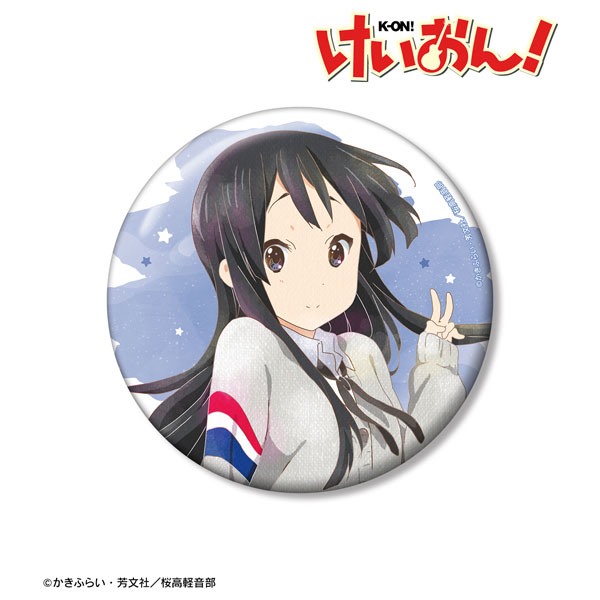 けいおん　秋山澪　ルミネコラボ　缶バッジ 予約商品12月中旬発送】けいおん！ アート缶バッジ＿秋山 澪