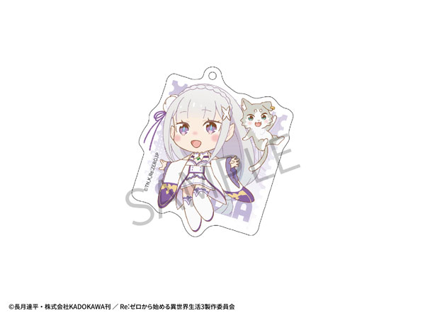 エミリア　返送用　専用 AFORCE×DRAGON HORSE Re：ゼロから始める異世界生活 アクリル