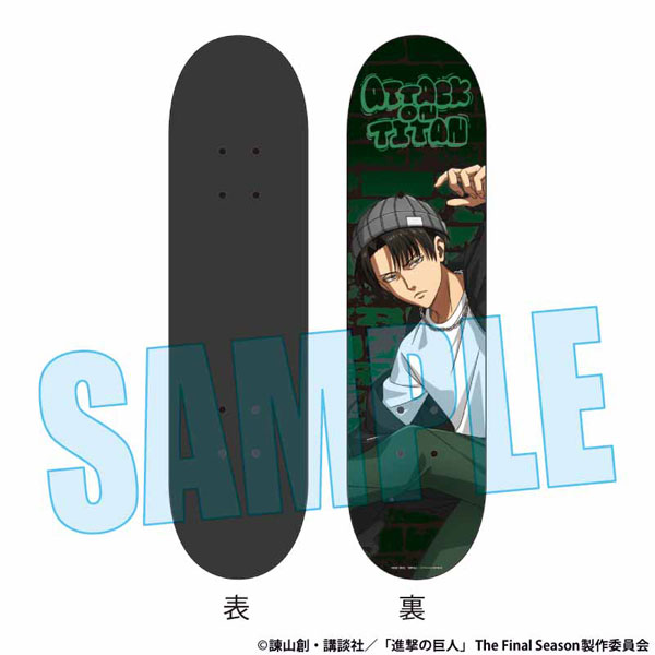 スケートボード 進撃の巨人/リヴァイ スケーターver.[ベルハウス]【同