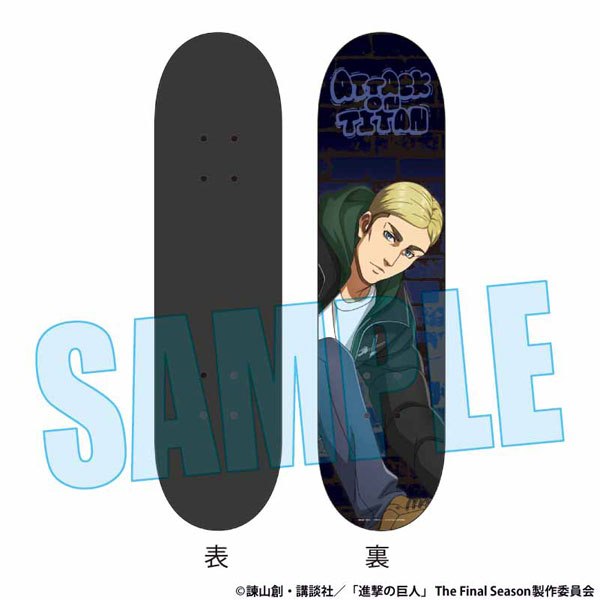 【値下げします】進撃の巨人 エルヴィン・スミス コースター＆ポストカード クリアファイル 進撃の巨人 エルヴィン・スミス スケーターver