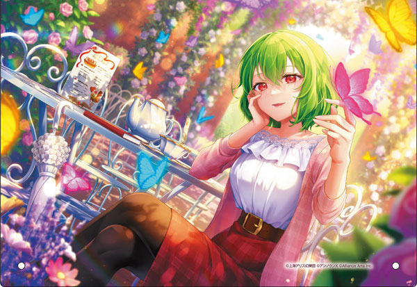 カオス　Chaos 東方　花を操る妖怪　風見　幽香　サイン　キラ　ホロ　カード カオス Chaos 東方 花を操る妖怪 風見 幽香 サイン キラ ホロ カード