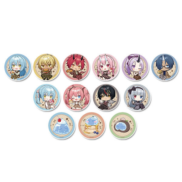 転生したらスライムだった件 ぷちちょこトレーディンググリッター缶バッジ カフェごはんver. 13個入りBOX