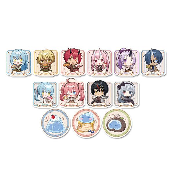 転生したらスライムだった件 ぷちちょこトレーディングクリアステッカー カフェごはんver. 13個入りBOX