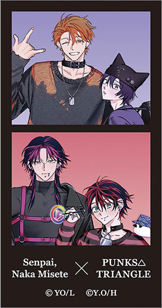 先輩、ナカみせて PUNKS△TRIANGLE ステッカー[ムービック]《発売済・在庫品》