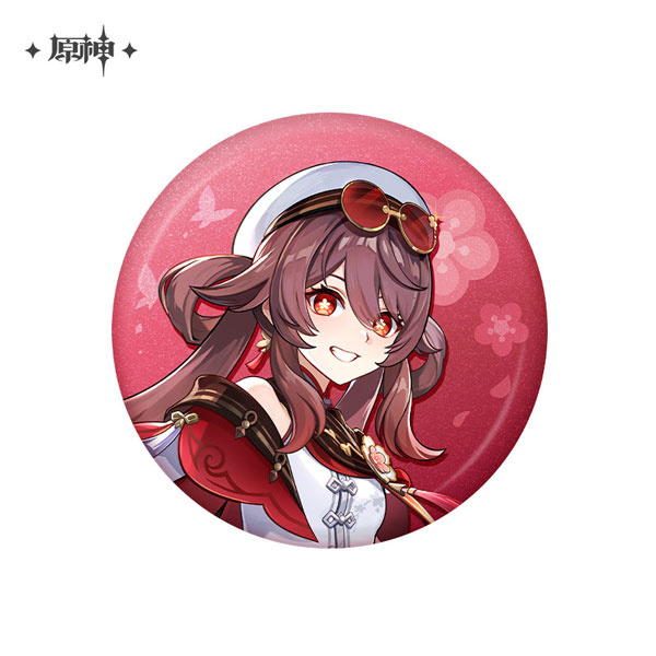 原神 テイワットシリーズ キャラ缶バッジ 残雪に咲く紅 胡桃[miHoYo