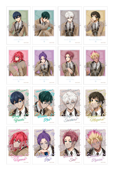 ブルーロック トレーディング箔押しフォト風カード MOCHA SUIT ver. 16個入りセット
