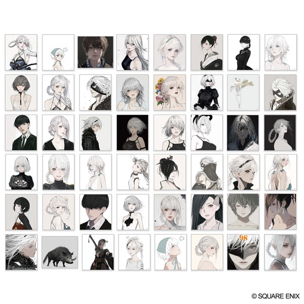 NieR Series ミニ色紙コレクション illustration by D.K Vol.2　24パック入りBOX
