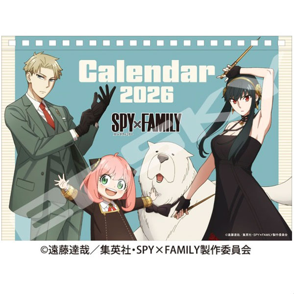 TVアニメ『SPY×FAMILY』CL-011 2026年卓上カレンダー[エンスカイ]《発売済・在庫品》