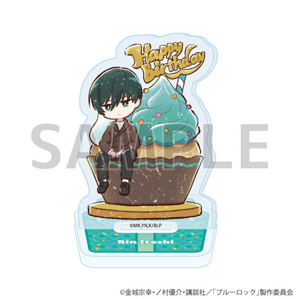 アクリルぷちスタンド「TVアニメ『ブルーロック』」27/誕生日ver. 糸師凛(グラフアートイラスト)[A3]《発売済・在庫品》